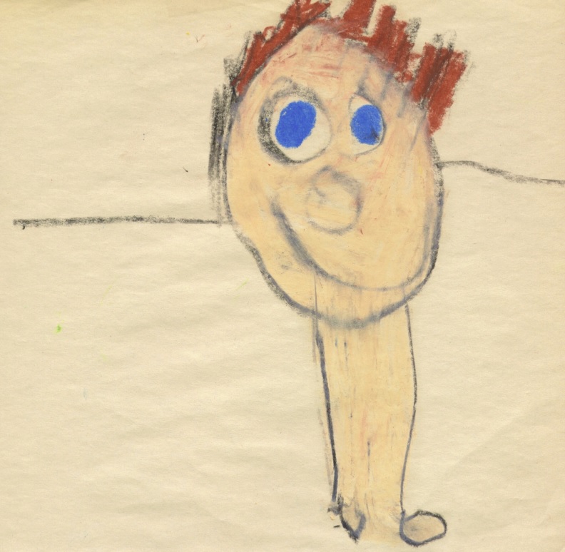 Child's self portrait'